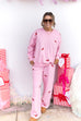 Season's 'Ween'ings Sweatshirt - Pink