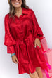 Merry Mistletoe Dress- Red