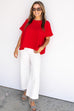 Addison Tee - Ruby