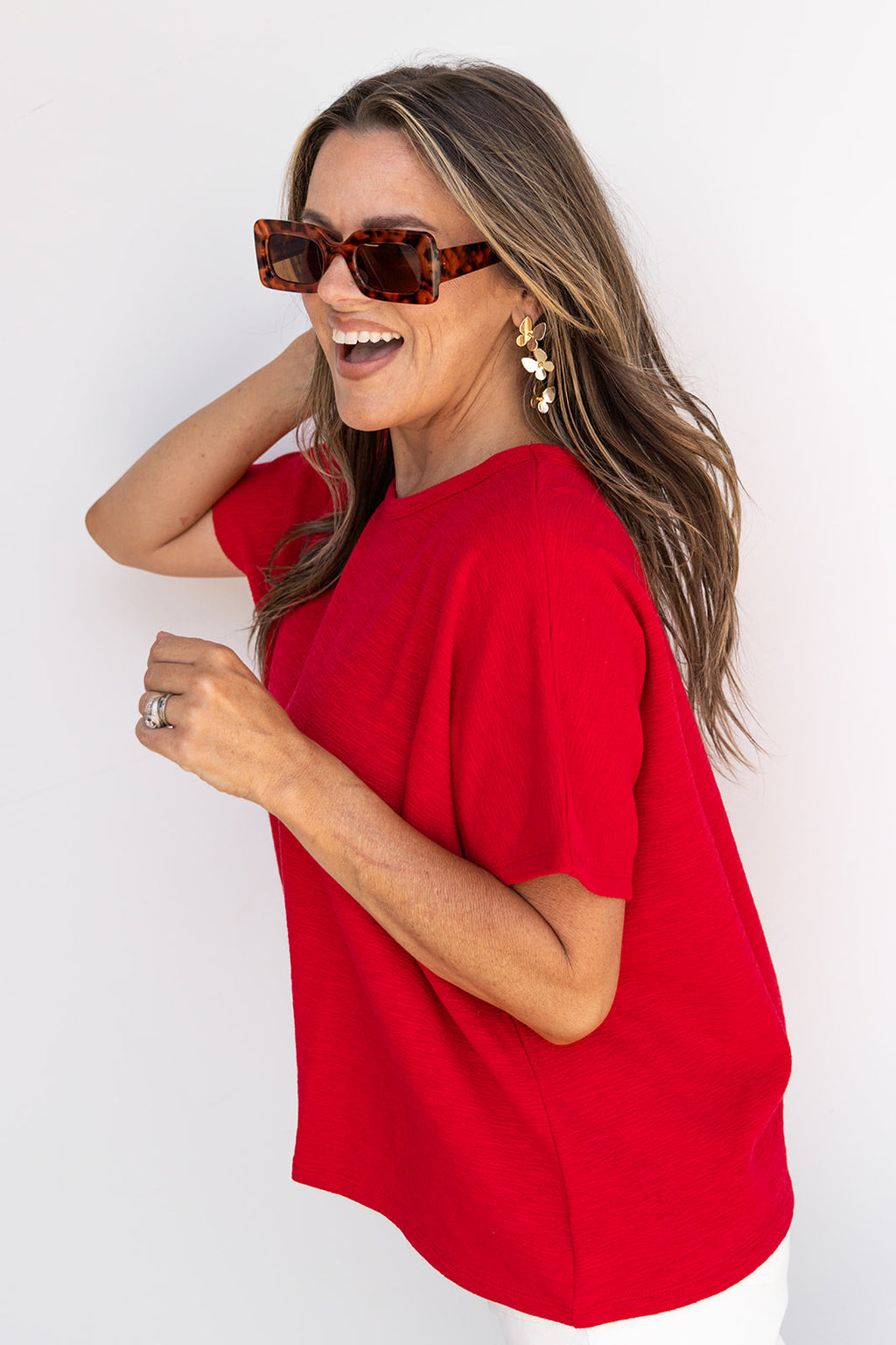 Addison Tee - Ruby