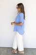 Miss Americana Top - Cornflower Blue