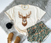 Bedazzled Deer Tshirt