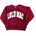 Lulu Mac Sweatshirt Maroon/White