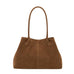 Irene Vegan Suede Shoulder Bag - Tan