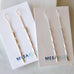 Bar Threader Earrings - Gold and Silver: Gold