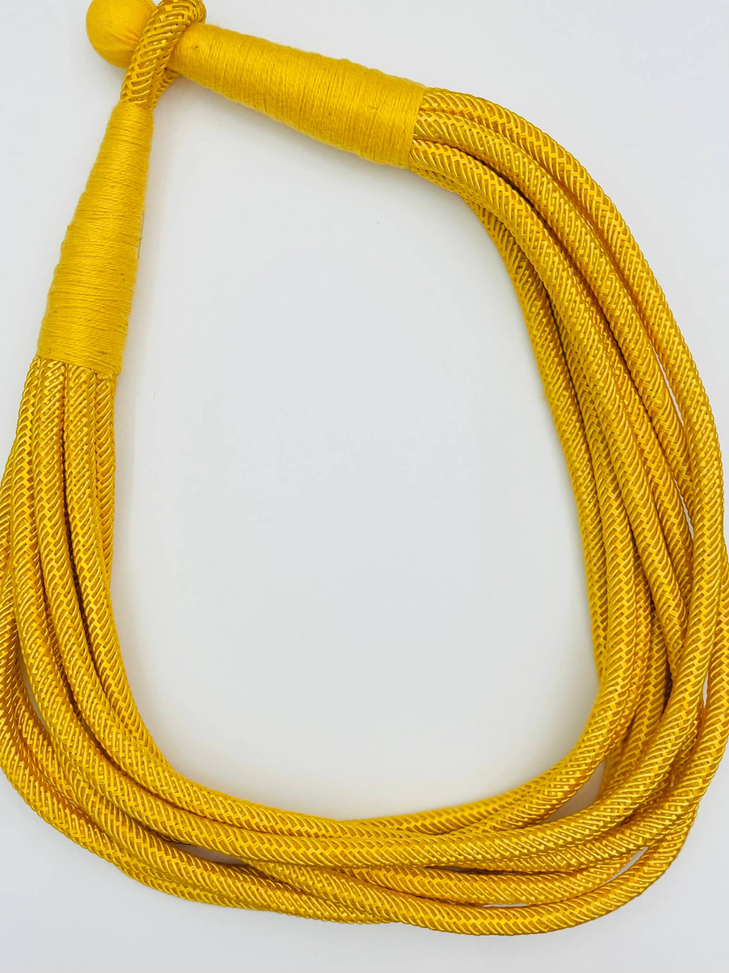 "Original" Slub 8-Strand Necklace (golden rod) NK261
