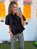 Meet The Teacher Blouse - Black