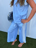 Girls Gameday Polka Dot Set - Powder Blue