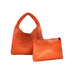 Woven tote - powder blue