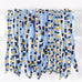 Stretch Seed Bead GAME DAY Bracelets: Blue/White