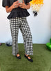 I See You Gingham Pants - Black