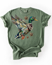 Diva Duck with Camo Stripes Tshirt