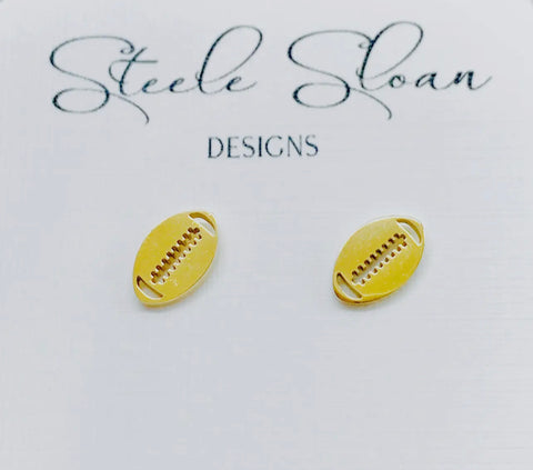 Gold Football Studs