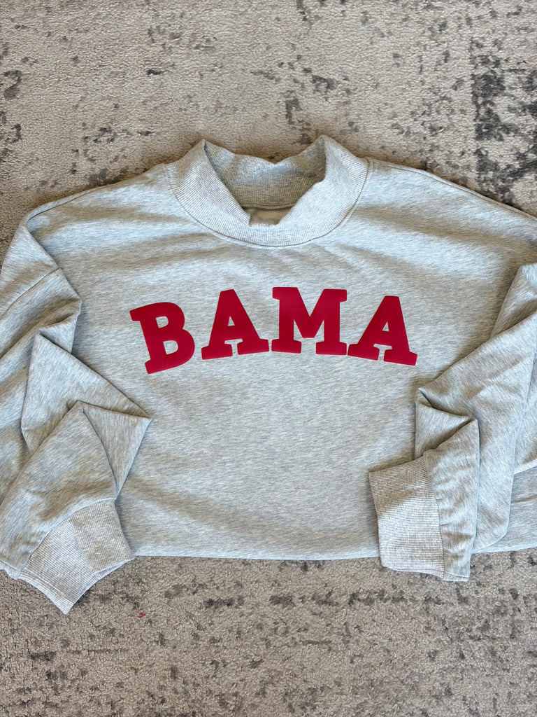 BAMA Puff Ink Mock Neck -