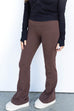 Fit & Flatter Yoga Pants - Brown