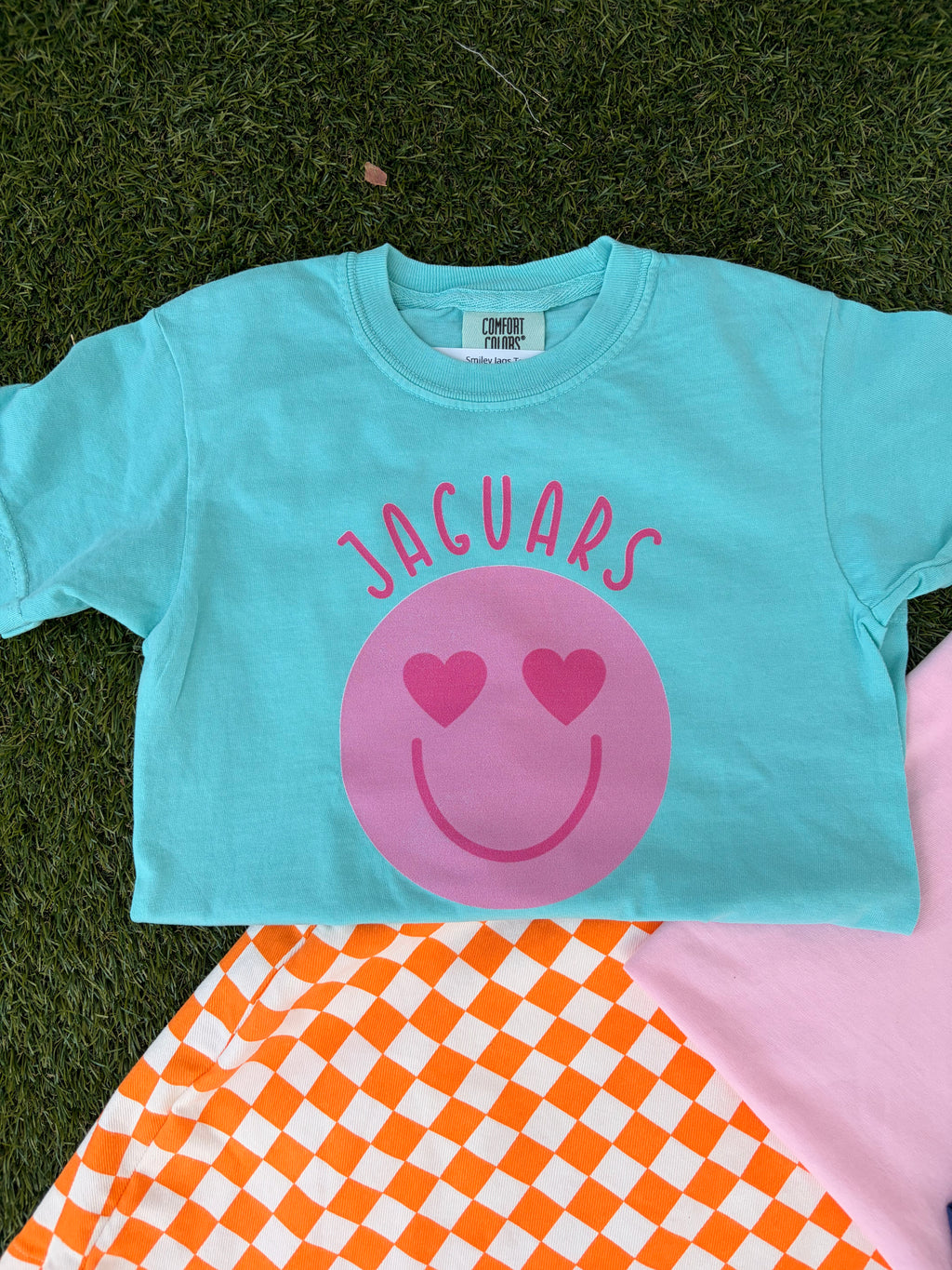 Smiley Jags Tee - Mint