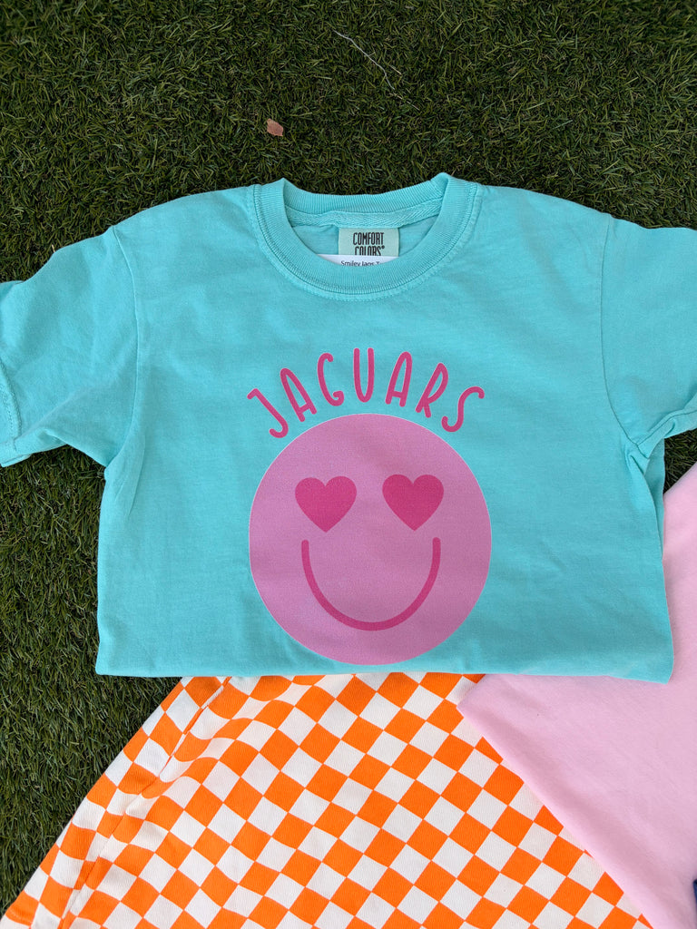 Smiley Jags Tee - Mint