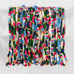 Assorted 2mm Stretch Seed Bead Bracelets: Blue/Mint/White