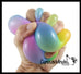 1 Rainbow Sugar Ball - Thick Glue/Gel Stretch Ball - Squishy