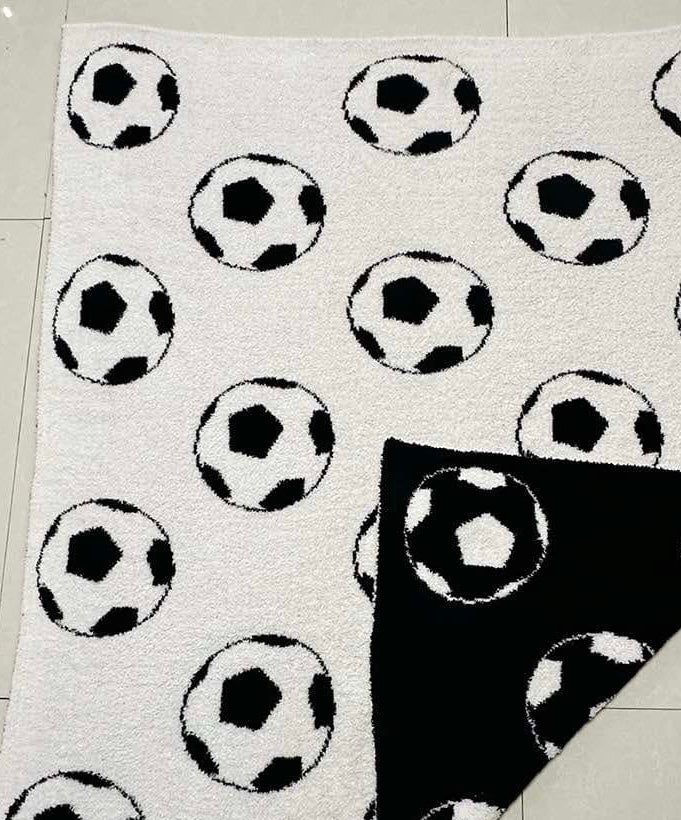 Luxe Soccer Ball Blanket