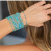Chloe 2mm Stretch Seed Bead Bracelets: Seaglass
