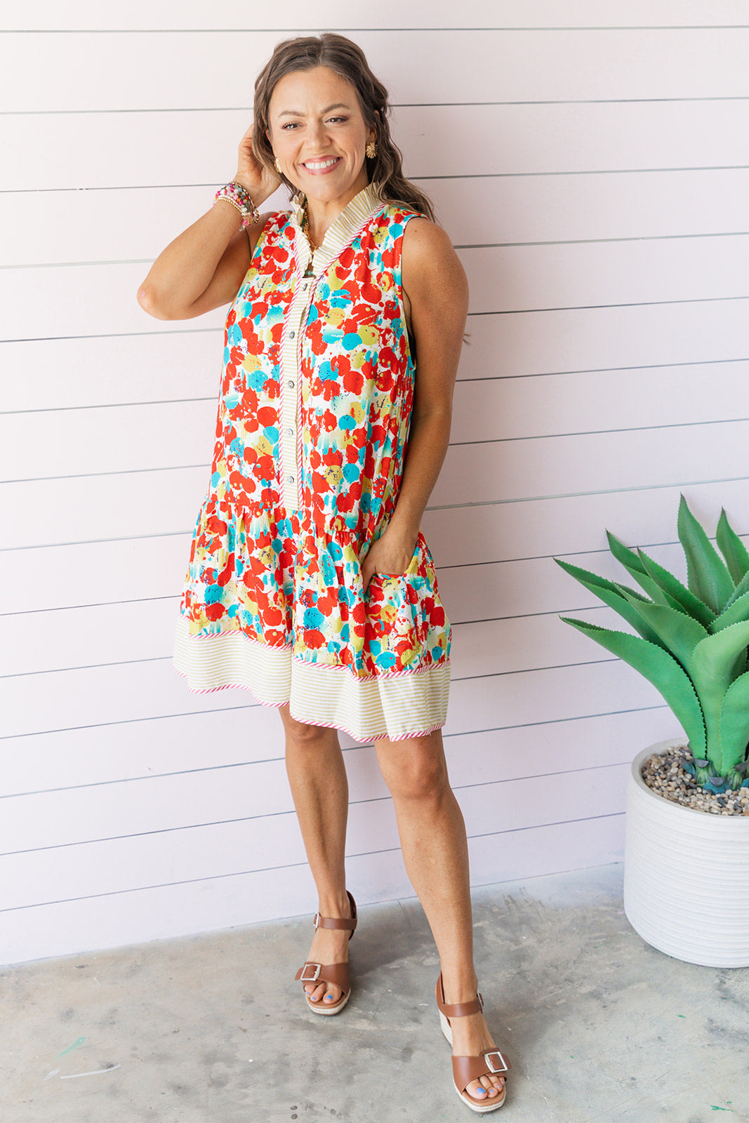 Southern Charm Dress - Red