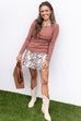 Callin' Baton Rouge Skirt  - Ecru