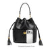 Janae  Recycled Vegan Leather Top Handle Bag- Bone