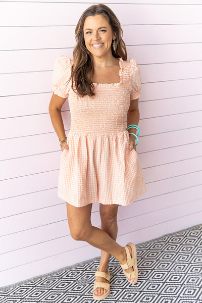Orange Crush Romper