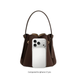 Laguna Mini  Recycled Vegan Suede Top Handle Bag- Fawn