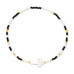 Miyuki Delica Stretch Bracelet w/ Cross Accent