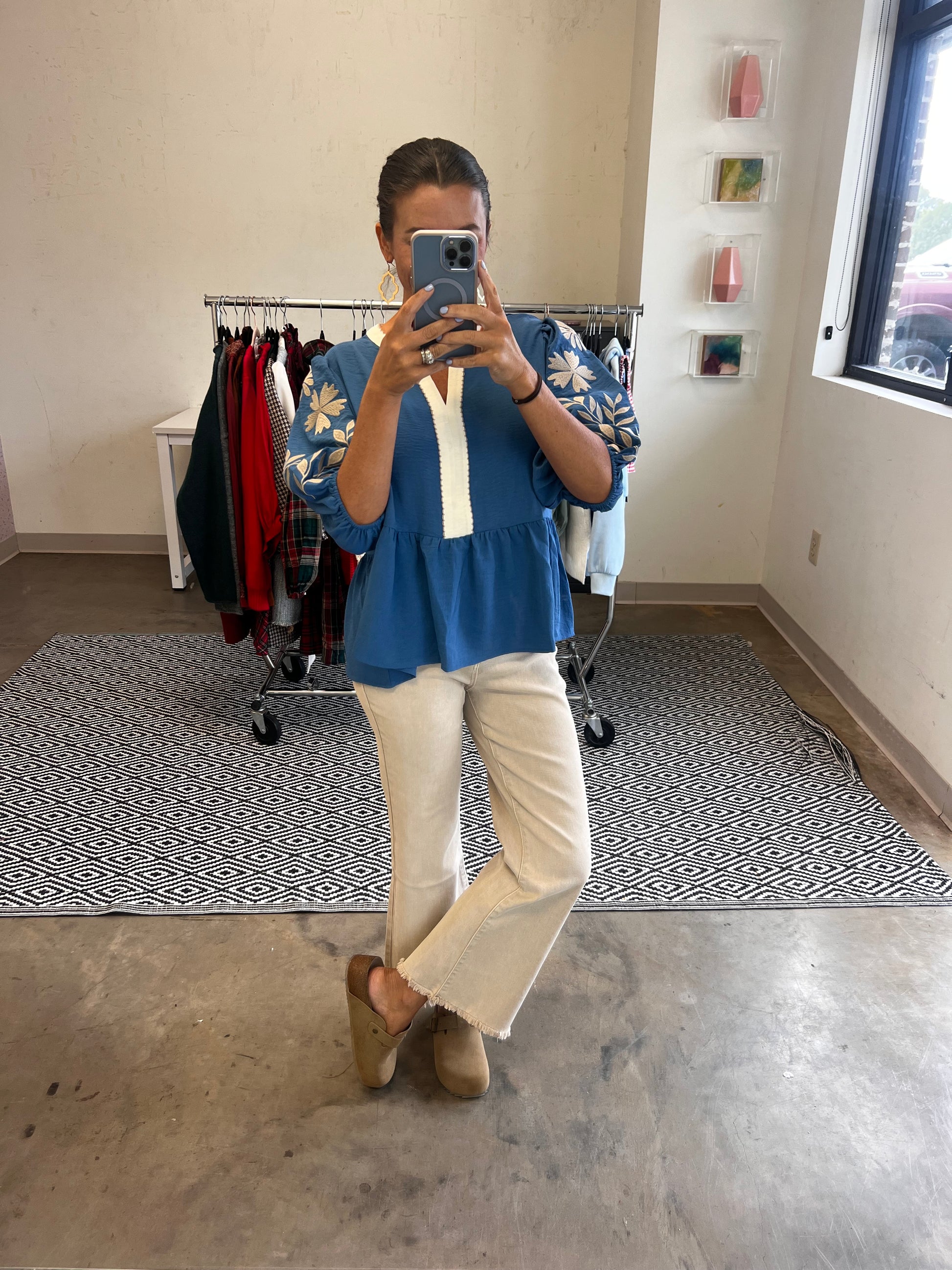 Perfectly Puffed - Denim Blue