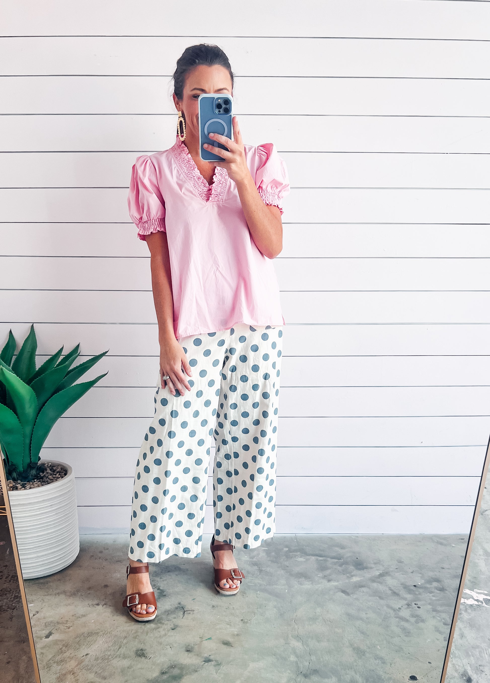 Capri Kiss Blouse - Pink