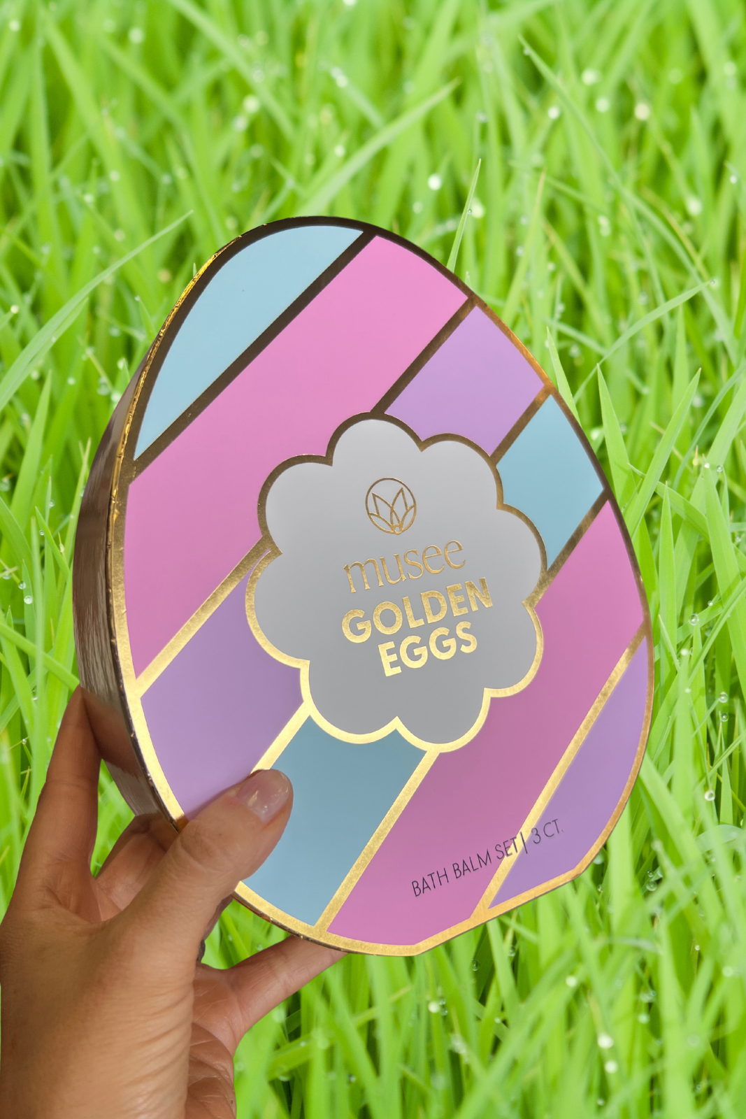 Golden Egg Bath Balm set