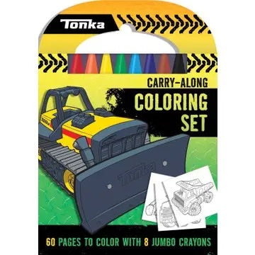 Tonka Carry-Along coloring set