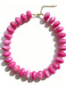 Chunky Boho Necklace- Hot Pink