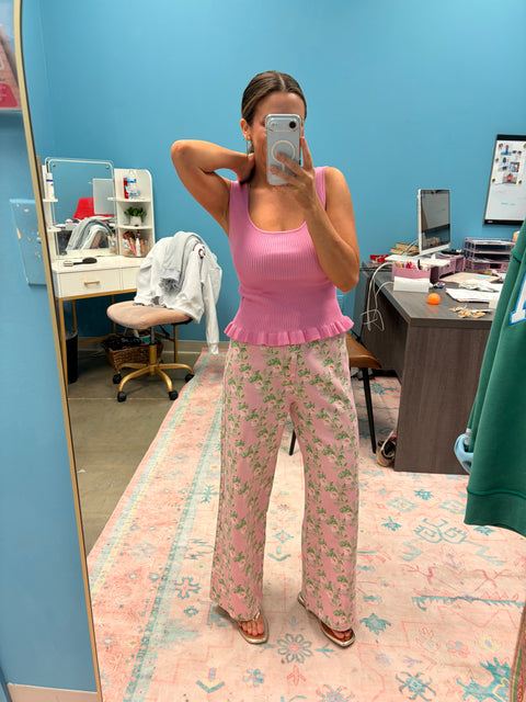 Floral Delight Bottoms - Pink