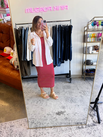Curve Ball Midi - Red