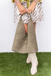 Noma suede tote - Olive