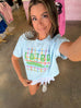 Lator Gator Rainbow Plaid Tshirt - Chambray
