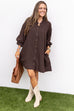 One Shot Dress - Brown