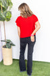 Babs Sweater- Red
