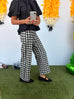 I See You Gingham Pants - Black