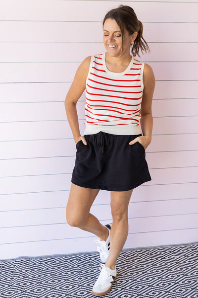 Always Right Skort - Black