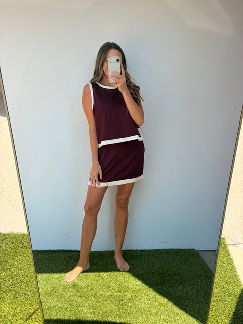 More Cowbell Top - Burgundy