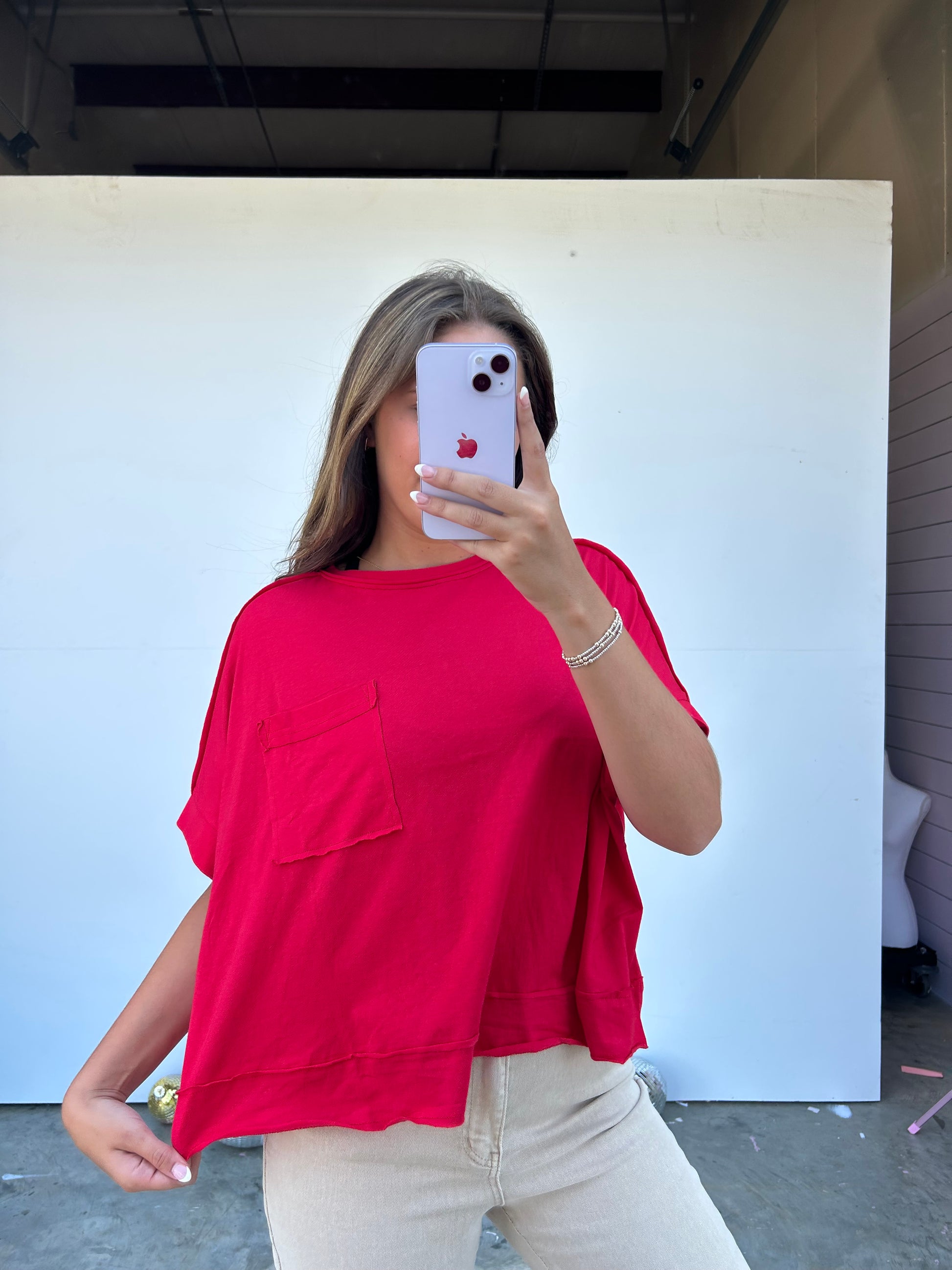Simple Exposure Tee- Ruby