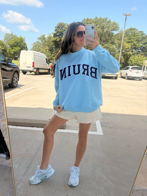Bruins Navy/Blue  Mockneck sweatshirt