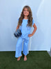 Girls Gameday Polka Dot Set - Powder Blue