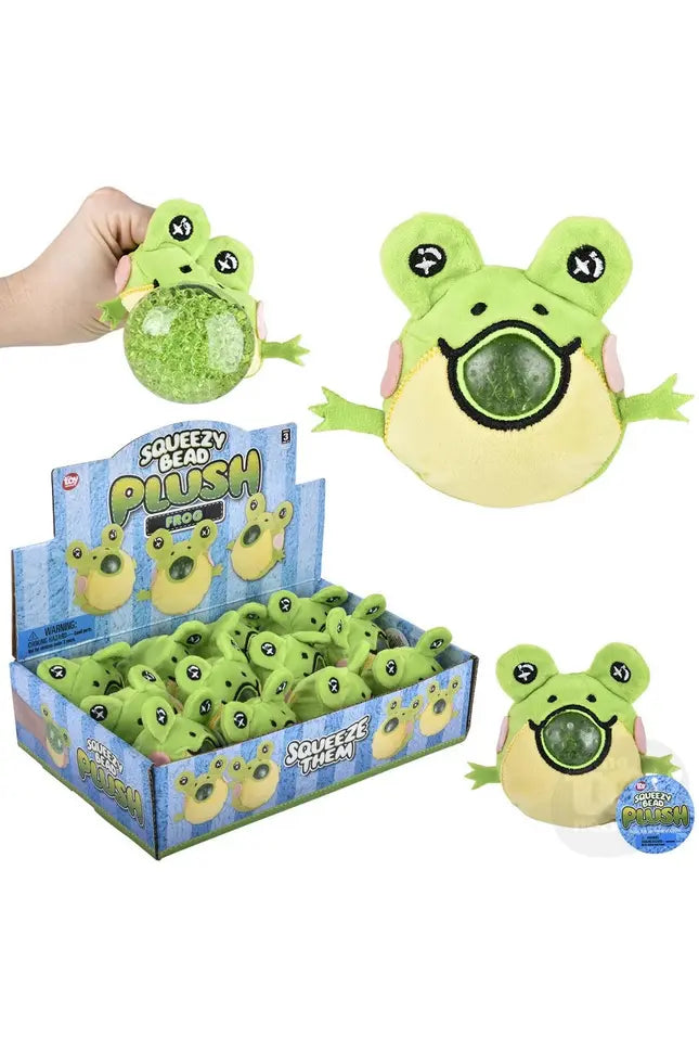 Frog Squeezy Bead Plush
