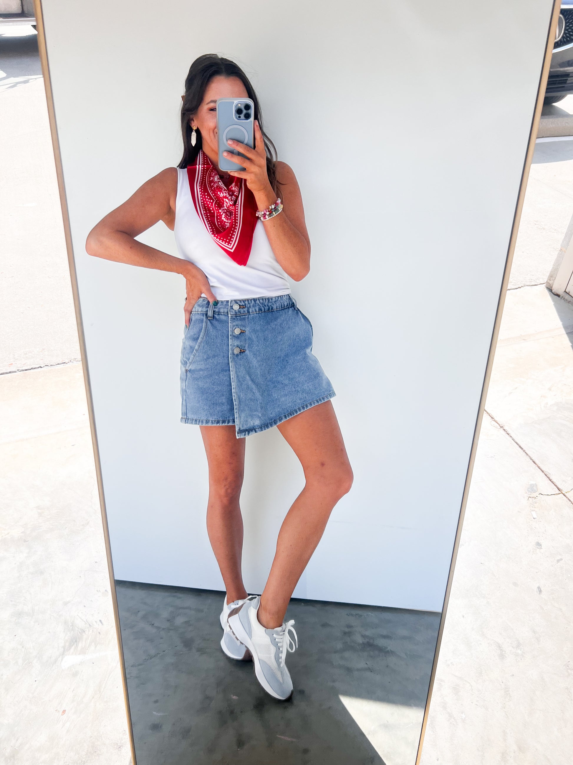 Everyday Denim Skort